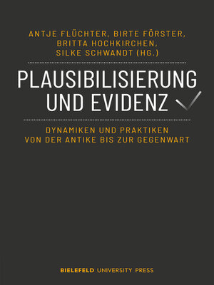 cover image of Plausibilisierung und Evidenz
